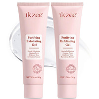 Purifying Exfoliating Gel, Facial Exfoliator Cleanser, Face Scrub, Natural Exfoliating Gel Purifying Cream, Gentle For Face Body, Deep Cleansing For All Skin (2Pcs)