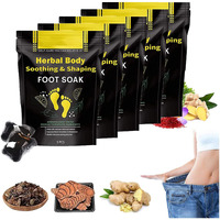 25Pcs Herbal Detox Cleansing Foot Soak Beads, Herbal Detox And Shaping Foot Soak Beads Body Detox Foot Soak Natural Herbal Foot Massage Beads, Relaxing And Soothing Experience For Men And Women