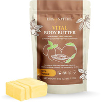 Era Of Nature Organic Shea, Mango & Cocoa Body Butter - Raw, Unrefined, 100% Natural - Perfect Base For Diy Skincare, Body Butters, Lotions, Soaps & Lip Balms - Essential For Homemade Creations - 8Oz