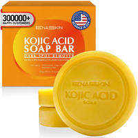 Kojic Acid Soap Dark Spot Remover: 3 Pack Turmeric Soap Bars With Vitamin C/Retinol/Collagen/Hyaluronic Acid - Moisturizing For Body & Face/Acne Scars/Melasma/Uneven Skin Tone