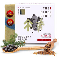 The Black Stuff All Natural Bar Soap For Men Handmade Cold Process Soaps With Organic Ingredients And Essential Oils - Mens Soap For Daily Use, Dogs Bay Beach Body Soap