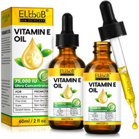 Elbbub Vitamin E Oil - 75,000 Iu Ultra Concentrated - Moisturizes, Fades Scars & Stretch Marks, Anti-Aging & Skin Hydration - For Face, Body, Hair, And Nails