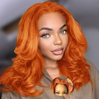 Ailwelia Ginger 5X5 Hd Lace Closure Body Wave Bob Wigs 200% Density Human Hair Bob Wigs For Black Women #350 Wear And Go Glueless Closure Bob Wig Human Hair Natural Hairline With Baby Hair 14 Inch