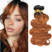 1B30 Browm Bundles Ombre Bundles Brown Body Wave Bundles 20 22 24 Inch Unprocessed Human Hiar Bundles Weft Extensions Weave Brown Bundles Body Wave Human Hair