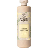 Organic Jaguar Natural Body Wash With Aloe Vera Gel And Honeysuckle, Bath And Shower Soap Cleanser For Body Care, Leaves Skin Soft & Hydrated, Unscented, Sulfate And Paraben Free, 13.5 Fl Oz