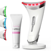 Red Light Therapy For Face And Neck, Renewal Face Lift Device With Vibration Tech, 3 In 1 Face Massager Tool With Thermals, True Beauty Glow Facial Sculptor For Wrinkles, Double Chin