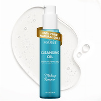 Maree Deep Cleansing Oil For Face - Makeup Remover Oil Cleanser For Face Skincare - Centella Cleansing Oils Non-Comedogenic - Makeup Blackhead Remover - Pore Cleaner Facial Wash For Sensitive Skin