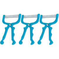 Fomiyes 3Pcs Facial Hair Remover Spring Eyebrow Face Epilator Coil Portable Hair Remover Manual Face Hair Removers Threaders Spring Threading Tool For Women Lady