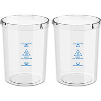 Salondepot Water Jar For Facial Steamer Universal Plastic Water Cup 2 Pcs
