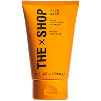 The Shop By Lebron James Men's Daily Exfoliating Face Wash, Gentle Cleanser For All Skin Types, Unclogs Pores, Removes Dirt & Oil, Smoothes Rough & Uneven Texture, Eucalyptus Scent, 4 Fl Oz