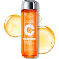 Sadoer 5X Vitamin C Toner Facial Care Toner, Hyaluronic Acid Hydrating Facial Treatment For Even Skin Korean Tone, Safe Glowing Skin 130Ml,K-Beauty, Gift, Women