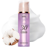 Menokin Cotton Cloud Bubble Cleanser [Perfect] Egf Skin Repair, Remove Impurities, Low Ph For Sensitive Skin, Hydrating & Non-Stripping, Gentle Face Wash, Foaming Bubbles, Korean Skincare 5.07 Fl Oz