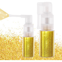 Meicoly Gold Hair And Body Glitter Spray,25G/0.88Oz,Shinny Sparkle Glitter Spray For Clothes,Loose Shimmer Hairspray For Festival Rave Makeup/Stage Performance,Lightweight