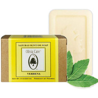 Olivia Care Premium Bath & Body Bar Soap | Organic, Vegan & Natural | Contains Olive Oil | Repairs, Hydrates, Moisturizes & Deep Cleans | Good For Sensitive Dry Skin | Made In Usa | 8 Oz - Verbena