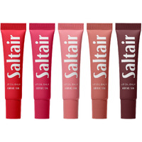 Saltair Hydrating Lip Oil Balm, Clear And Tinted Lip Gloss, Essentials Shades 5-Pack. Moisturizing Vegan Conditioning For Dry Cracked Lips With Glossy High-Shine Finish. Coconut Vanilla Flavor