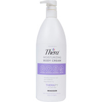 Thera Moisturizing Hand And Body Cream - Hydrating Lotion For Chapped, Fragile Skin - Lavender Scent, 32 Oz, 12 Count