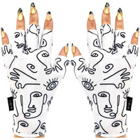 Maniglovz - The Original Upf 50+ Uv Light Protective Nail Gloves | Gel Manicure Gloves And Anti Uv Fingerless Gloves For Women | Can Be Used As Sun Protection Gloves For Driving | P.Casso