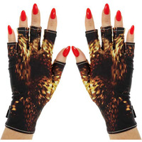 Maniglovz - The Original Upf 50+ Uv Light Protective Nail Gloves | Gel Manicure And Anti-Uv Fingerless For Women | Sun Protection For Driving | The Blaze