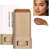 Beauty Balm Serum Boosted Skin Tint, Solid Tinted Serum Boosted Skin Tint Balm, Facial Color Correct, Radiant & Dewy Finish, Face Tinted Foundation, Contour Stick For Face Makeup (#03)