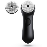 Ngracoola Face Scrubber Exfoliator, Rotating Facial Cleansing Brush For Men & Women, Rechargeable Waterproof, Electric Spin Face Scrub Brush With 2 Heads For Gentle Exfoliating & Deep Cleansing