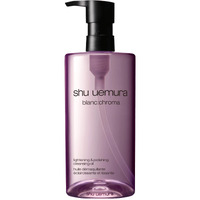 Shu Uemura Blanc Chroma Cleansing Oil, Brightening And Polishing Makeup Remover, Facial Cleanser For All Skin Types, 15.2 Fl. Oz.