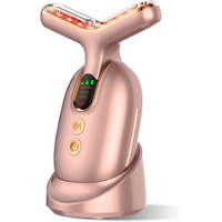 Micro-Current Face Beauty Device, 3 Modes, Red Light Therapy For Face And Neck, Multifunctional Facial Massager Tool