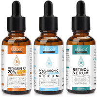 Age Defying Facial Serum - Vitamin C, Retinol & Hyaluronic Acid Serum Set For Wrinkles, Fine Lines, Skin Firmness & Moisture Retention - Collagen Boost & Deep Nourishment