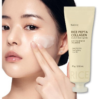 Nacific Rice Pepta Collagen Sherbet Cleansing Balm 2.82Oz. 80G Makeup Remover Korean Skincare Deep Cleansing Face Cleanser Pore Purifying Glow Glass Skin Non Greasy For All Skin Types