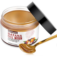 Batana Oil For Hair Growth, 100% Pure & Organic, Cold Pressed Traditional Palm Nut, Unrefined Hair Growth Oil Prevents Hair Loss