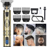 Candyfouse Professional Hair Trimmer & Beard Trimmer, Hair Clippers For Men, Cordless Rechargeable Hair Clippers Metal Body Cutting Grooming Kit, Men Gifts
