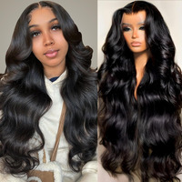 Pevrvfe Body Wave Lace Front Wigs Human Hair 20 Inch 13X6 Lace Front Wigs Human Hair For Beginners 200 Density Hd Lace Frontal Wigs Human Hair Natural Color Glueless Wigs For Black Women