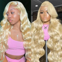 250% Density 613 13X6 Lace Front Wig Human Hair Body Wave Hd Transparent Lace Front Wigs 24Inch Lace Frontal Wig For Black Women Glueless Wigs Human Hair Pre Plucked With Baby Hair