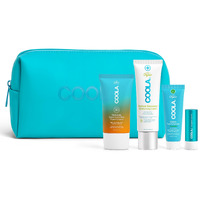 Coola Organic Sunscreen And Lip Balm Spf 30 Sun Essentials Kit, Dermatologist Tested And Tsa Approved, Vegan And Gluten Free, 4 Items Total