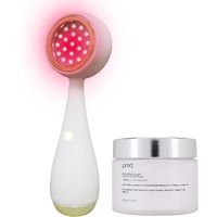 Pmd Beauty Redvolution Facial Device - Silicone Brush & Facial Red Light Therapy Devices - Light Therapy For Face - Firms & Tones Skin - With Remove Balm