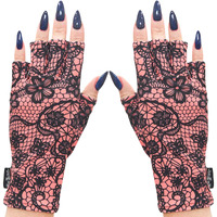 Maniglovz - Upf 50+ Uv Light Protective Nail Gloves | Gel Manicure Gloves And Anti Uv Fingerless Gloves For Women | Can Be Used As Sun Protection Gloves For Driving | Sugar And Spice