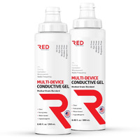 Conductive Gel For Facial, Rf & Cavitation Devices - Ultra-Hydrating, Long-Lasting, 96% Organic, Hypoallergenic Leave-On Formula - Pro-Grade Performance - Made In Usa - 8.45 Fl Oz (Pack Of 2)