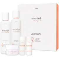 Etude Moistfull Collagen Skin Care Set, Perfect For Gift, Facial Emulsion And Toner, Face Moisturizer, Toner For Face, Super Collagen Water, Instant Moisture Recharge, Korean Skin Care, Beauty