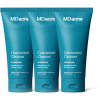 Mdacne Hydrating Facial Cleanser 3-Pack With Salicylic Acid 0.5% - Acne Treatment With Plant-Based Ingredients To Remove Dirt & Oil, Protect Skin & Unclog Pores - Calms Redness & Irritation