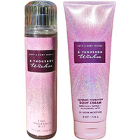 Bath + Body Works Fine Fragrance Mist And Ultimate Hydration Body Cream Bundle - Classic Favorite Scents - 8 Oz Each (Full Size, A Thousand Wishes)