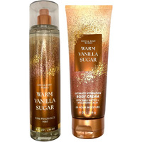 Generic Warm Vanilla Sugar Bundle - Fine Fragrance Mist And Body Cream - Bath And Body, 8 Ounce (Pack Of 2)