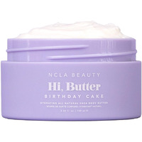 Ncla - Hi Butter, Natural Shea Body Butter | Nourish, Soften, Hydrate Skin | Shea, Mango + Cocoa Butters, Vitamin C | Vegan, Cruelty-Free, Clean Skincare (Birthday Cake; 100 Ml | 3.34 Fl Oz)
