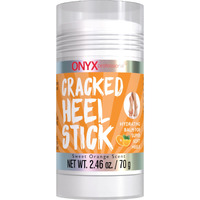 Onyx Professional Cracked Heel Repair Balm Stick, Orange Scent, 1 Pack - Dry Heels Dry Cracked Feet Treatment, Moisturizing Heel Balm Rolls On, No Mess Like Foot Cream Or Foot Lotion