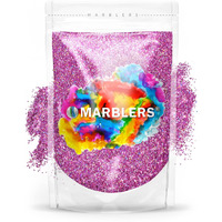 Marblers Holographic Glitter [Holo Bubblegum] 3Oz (85G) | Fine | Non-Toxic, Vegan, Cruelty-Free | Face, Body, Eyeshadow, Hair, Festival, Party Makeup | Nail Art, Polish | Resin, Tumbler, Slime, Craft