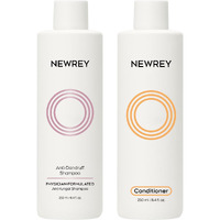 Newrey Anti-Fungal Itch Relief Shampoo And Conditioner Set - Hydrating Dry Scalp Treatment With Coconut Oil & Vitamin E | Color-Safe, Sulfate-Free Hair Repair (2 X 8.4 Fl Oz)