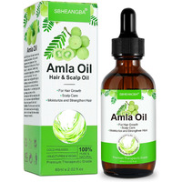 Sbheangba Cold Pressed Amla Oil 100% Pure Natural Organic For Hair Growth, Moisturize Healthy And Strengthen Hair, Nourishes Scalp Hair Treatment Oils 2.02 Fl Oz