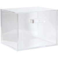 Forpro Premium Pure & Simple Xl Facial Towel Acrylic Holder With Drawer, Holds 50 Pure & Simple Xl Facial Towels, Disposable Makeup Remover Dry Wipe Holder