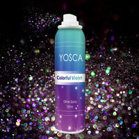 Yosca Body Glitter Spray, 150Ml Shimmer Hairspray For Hair, Body, Clothes - Quick-Drying, Long-Lasting Shiny Spray For Festival, Music Concert, Party, Rave Accessories
