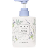 Thymes Large Replenishing Body Lotion - Moisturizing Body Lotion For Dry Skin - Scented With Notes Of Velvety Lavender, Warm Rosewood, Fresh Clary Sage, & Earthy Violet (Lavender, 16 Fl Oz)