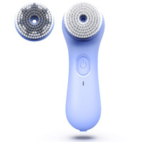 Ngracoola Face Scrubber Exfoliator, Rotating Facial Cleansing Brush For Men & Women, Rechargeable Waterproof, Electric Spin Face Scrub Brush With 2 Heads For Gentle Exfoliating & Deep Cleansing