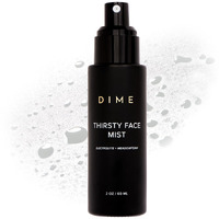 Dime Beauty Thirsty Face Mist With Electrolytes, Meadowfoam, And Sea Buckthorn, Hydrating Facial Spray, 2 Oz / 60 Ml